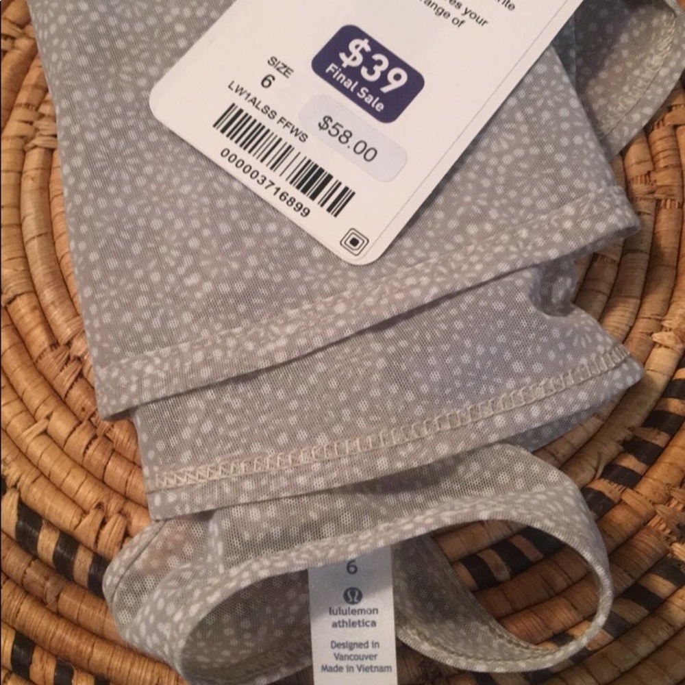 lululemon mesh singlet
